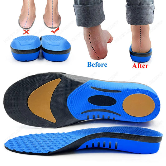 "Best Orthopedic Insoles for Flat Feet - Men and Women"